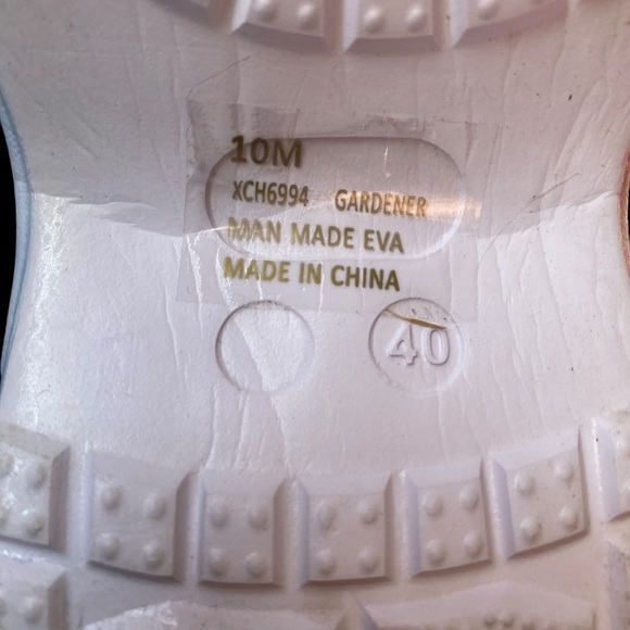 Women’s Gardener Slip On Platform Chunky Rave Clogs Shoes EU40 US9.5 - Picture 9 of 9